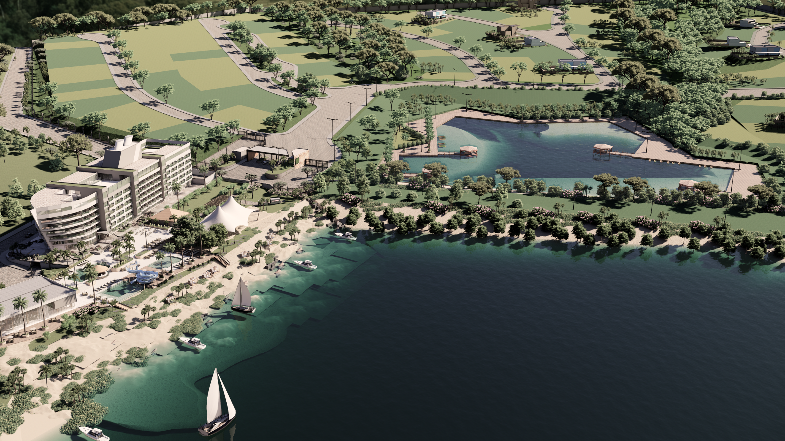 Complexo turístico reúne hotel, lazer e moradias de alto padrão e deve movimentar o turismo na região da Serra da Canastra / Foto: Divulgação