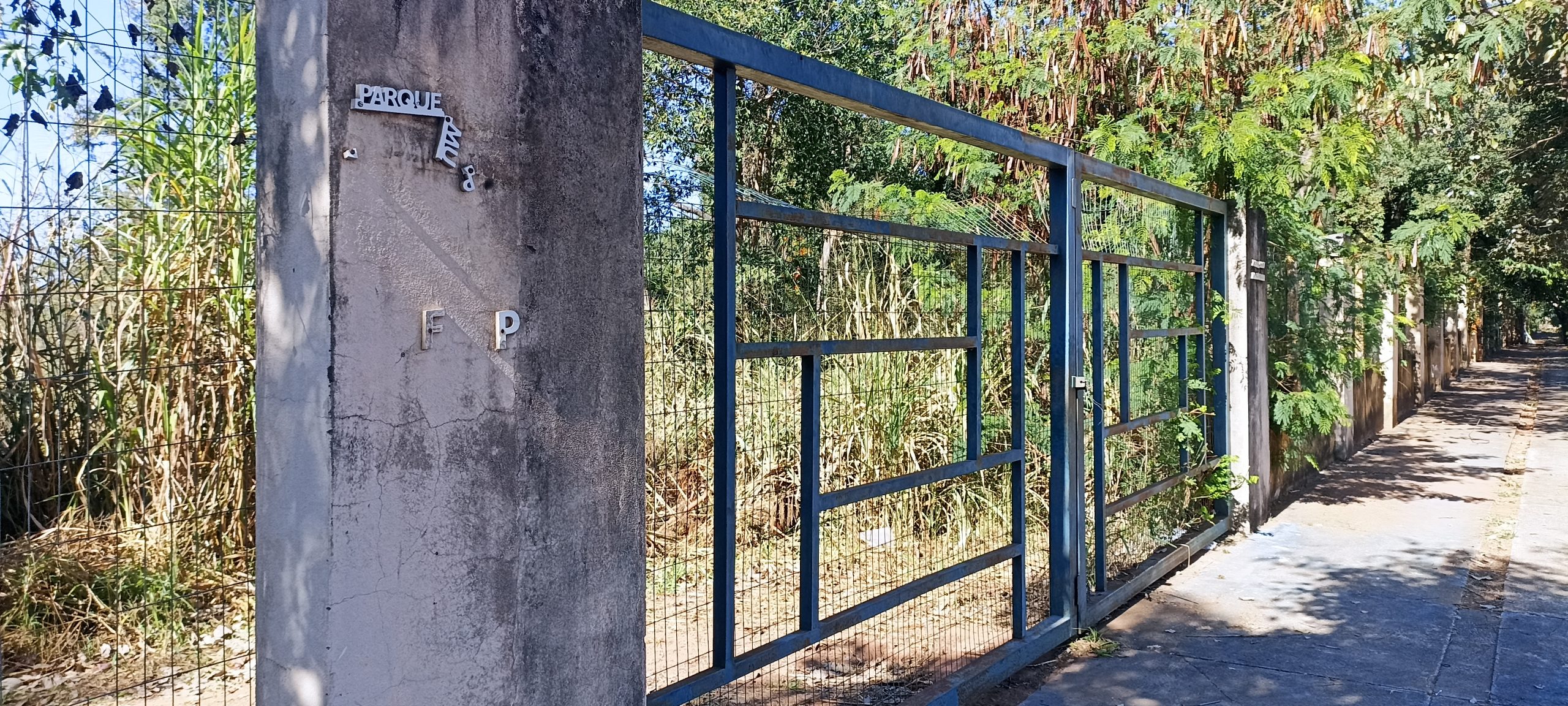 Parque Municipal permanece fechado e sem estrutura para receber visitações / Foto: Divulgação Fernando Chaves