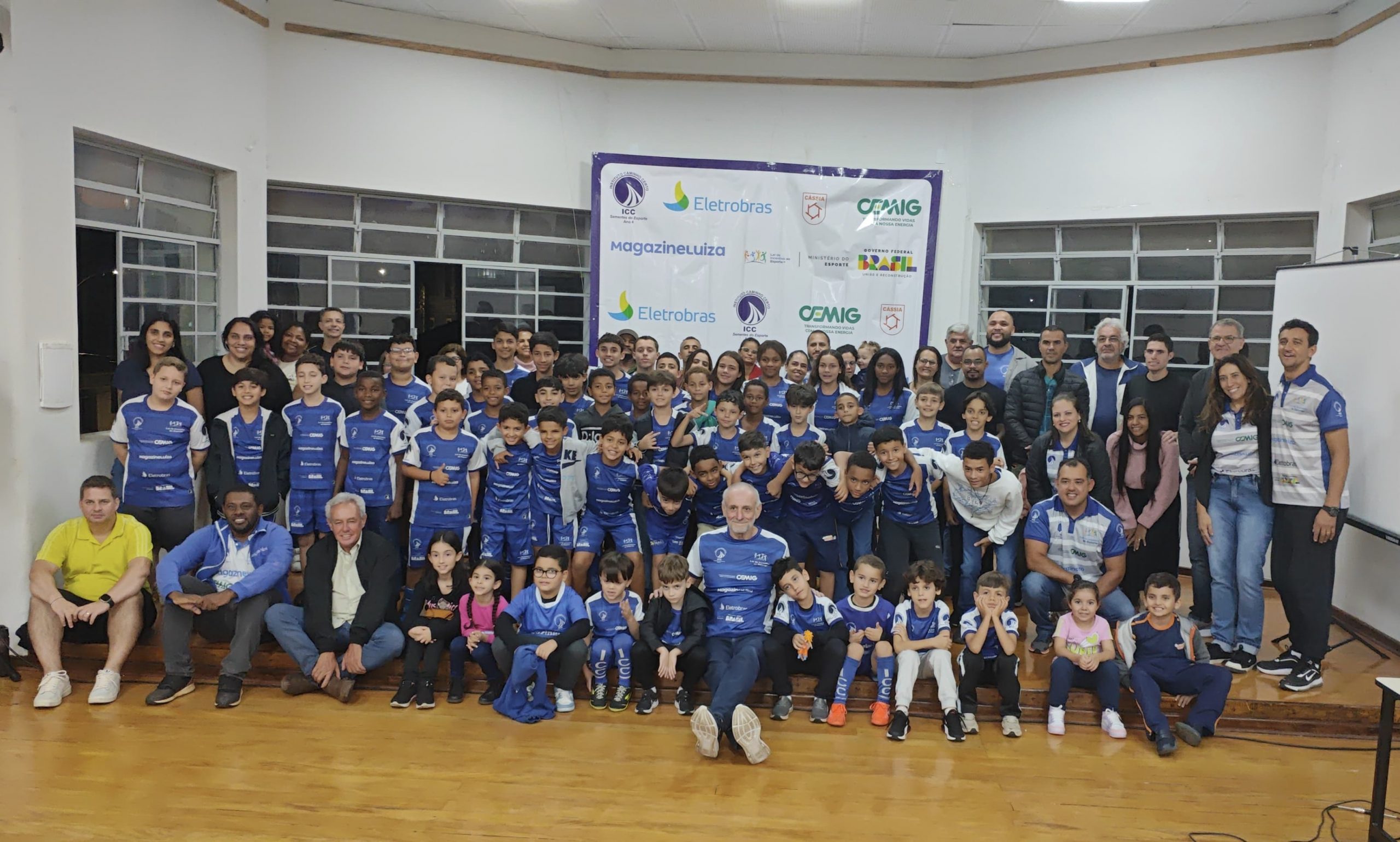 Atividade fez parte das ações do projeto Sementes do Esporte-Ano 4 e abordou temas como educação e esporte / Foto: Reprodução/ICC