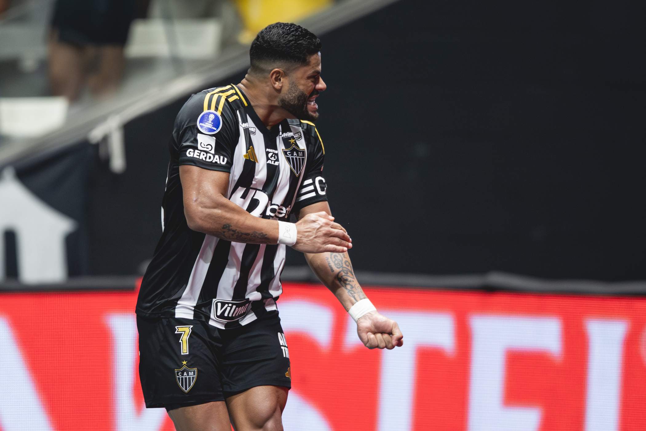 Camisa 7 marcou na vitória sobre o Godoy Cruz e chegou a 18 gols no estádio, superando Paulinho no ranking / Foto: Reprodução/Atlético